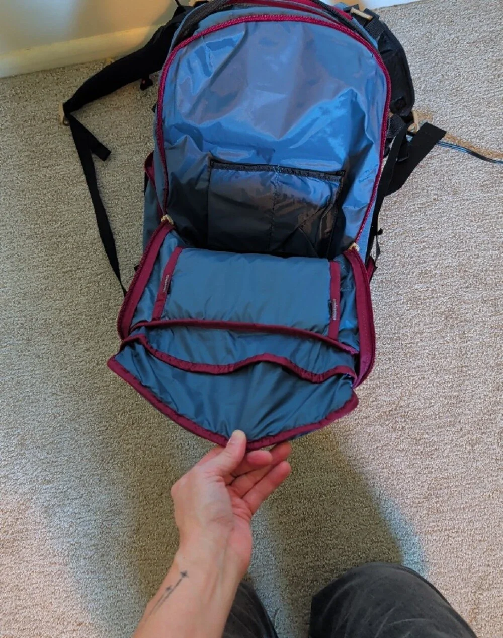 Dakine Blue Ski/Snowbard Backpack